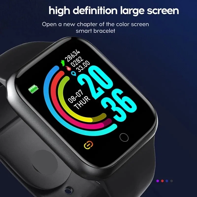 Smart Watch Men Women Fitness Tracker Blood Pressure Smartwatches Heart Rate Monitor Bluetooth-Compatible Digital Wristwatch