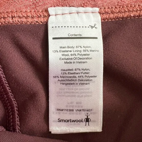 Smartwool Women's Merino Sport Training Short in “Woodsmoke”