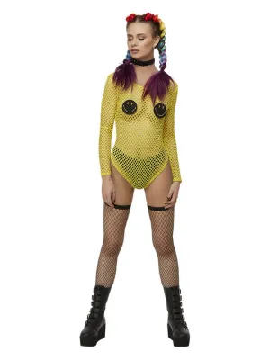 Smiley Fishnet Bodysuit