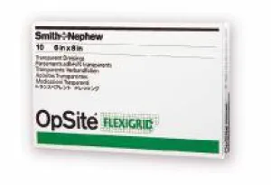 Smith & Nephew Opsite Flexigrid Transparent Dressings 6" x 8" Box of 10