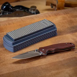 Smith's 400-1000 Diamond Dual Grit Sharpener w/ Base