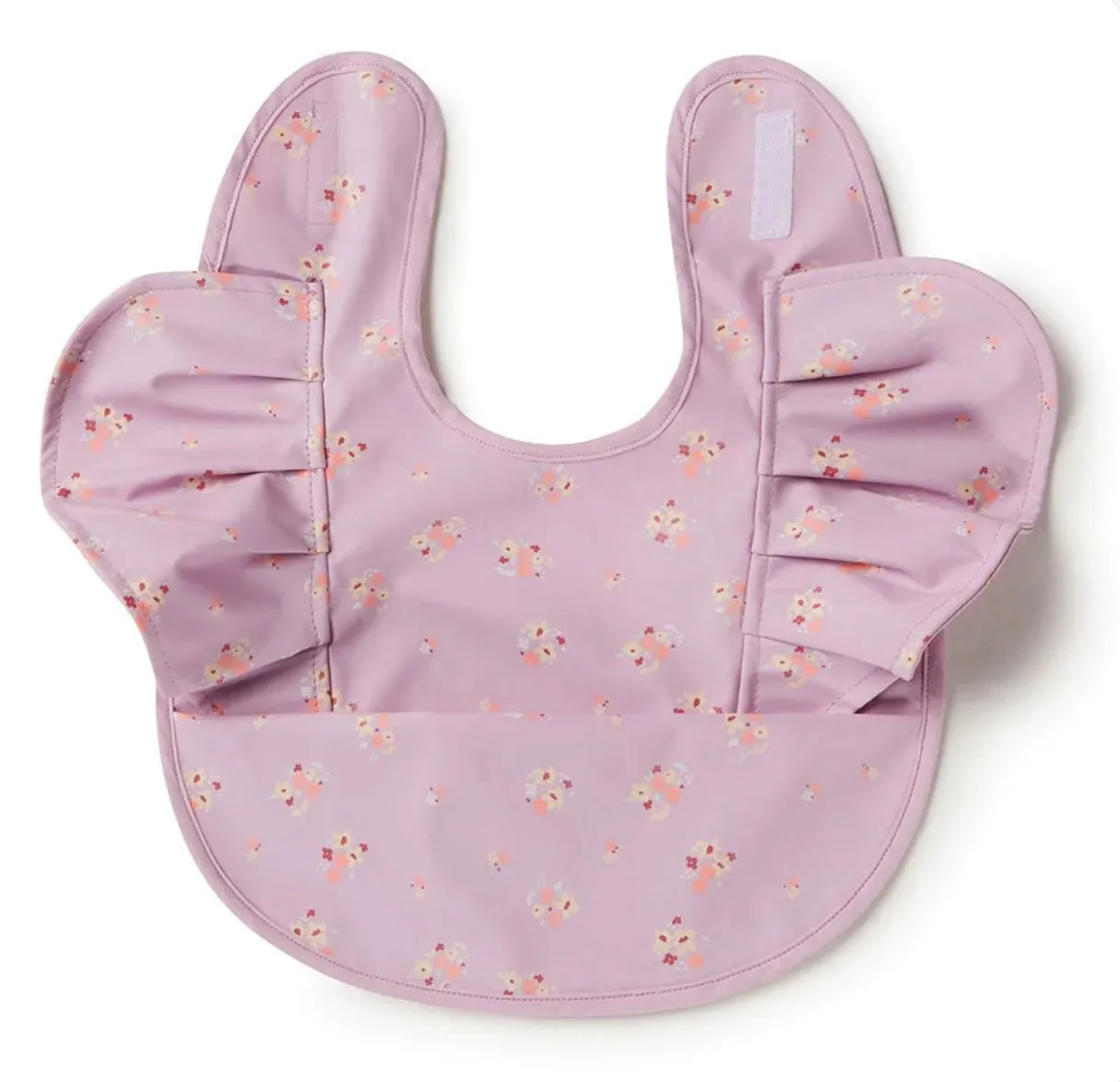 Snuggle Hunny Bib- Lilac Bloom