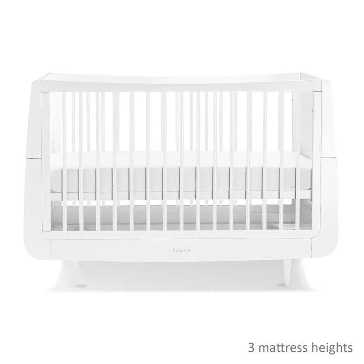 SnuzKot Skandi 2 Piece Nursery Furniture Set - White