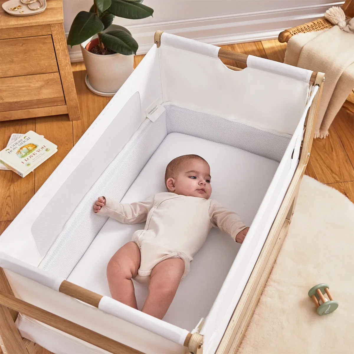 SnuzPod 4 Bedside Crib - The Natural Edit Oak
