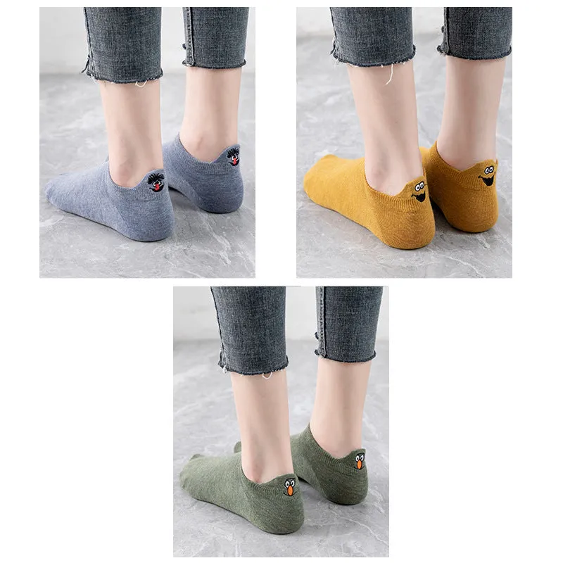 Socks Women's Socks Shallow Mouth Cotton Boat Socks Couples Mid-tube Low
