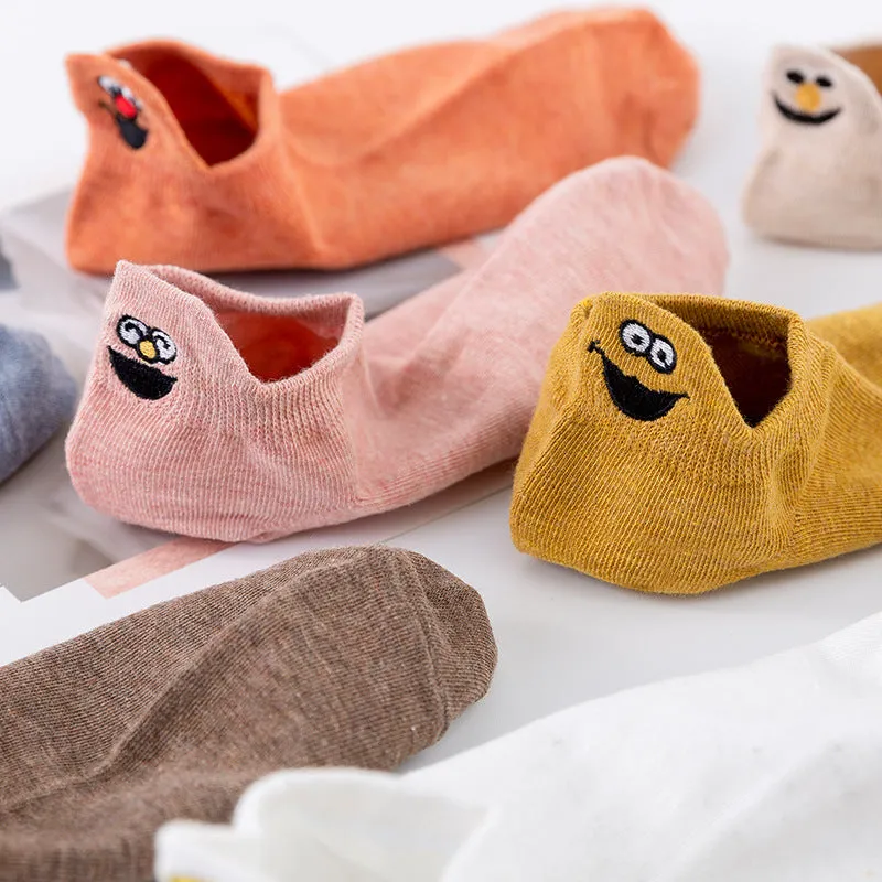 Socks Women's Socks Shallow Mouth Cotton Boat Socks Couples Mid-tube Low