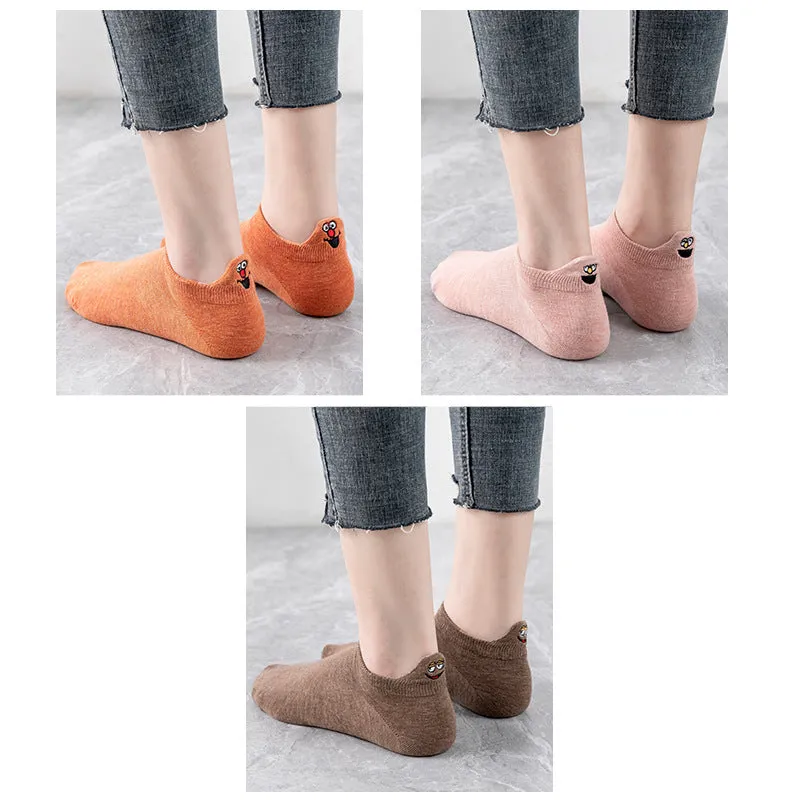 Socks Women's Socks Shallow Mouth Cotton Boat Socks Couples Mid-tube Low