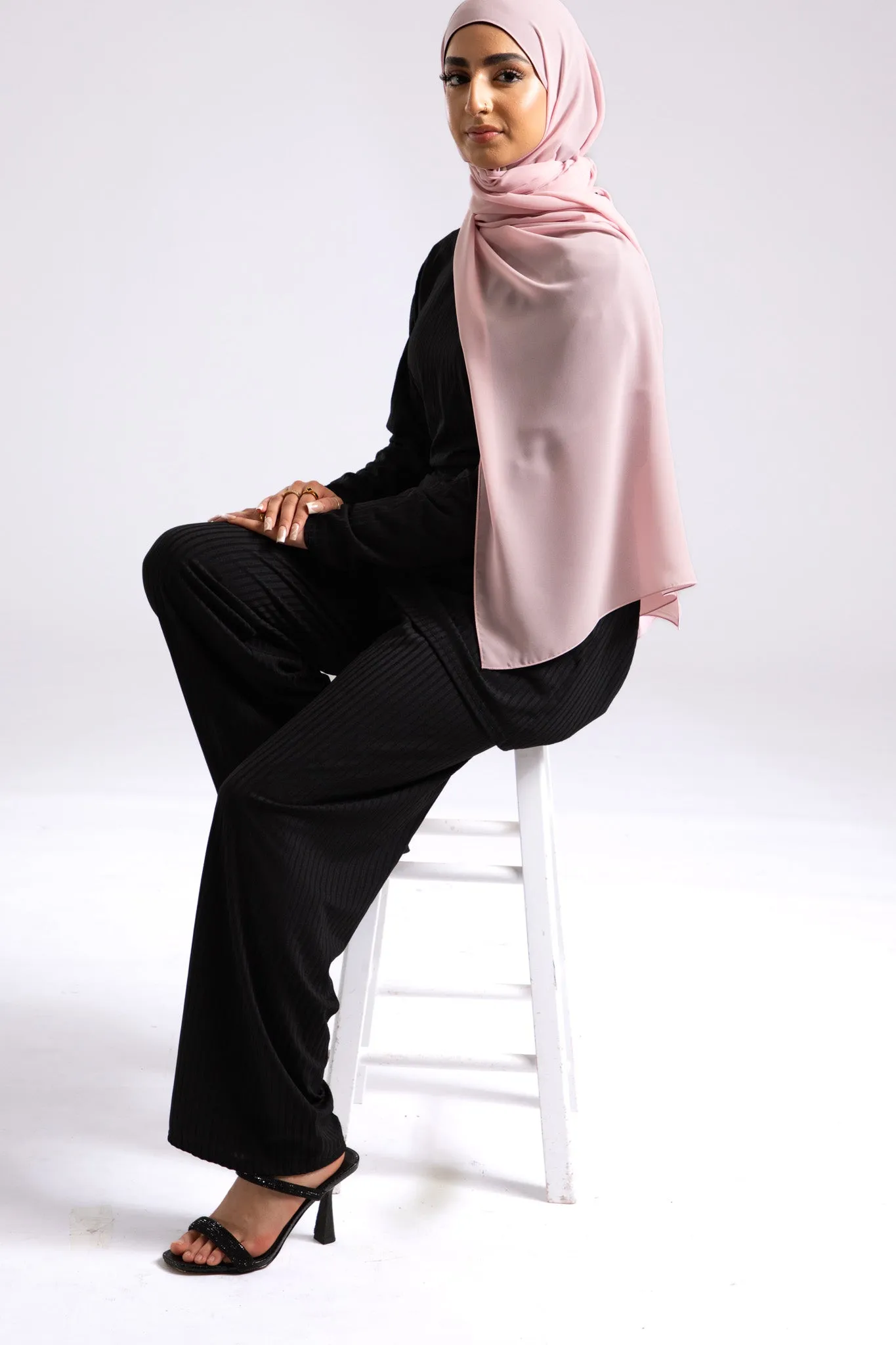 Soft Chiffon Hijab - Baby Pink