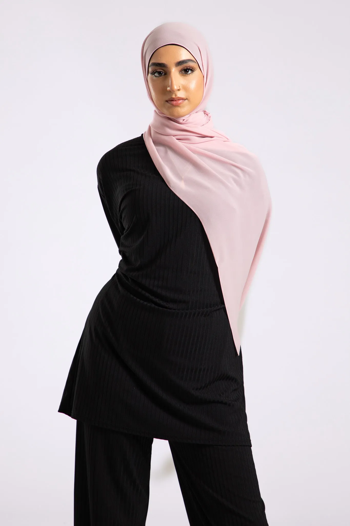 Soft Chiffon Hijab - Baby Pink