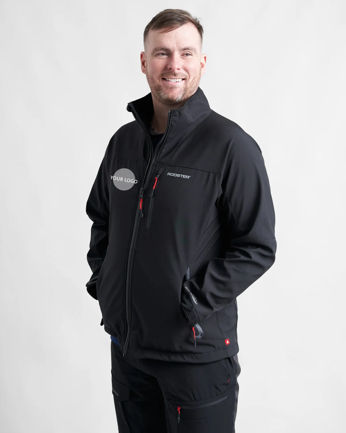 Soft Shell Jacket (Without Hood)  Custom Printed