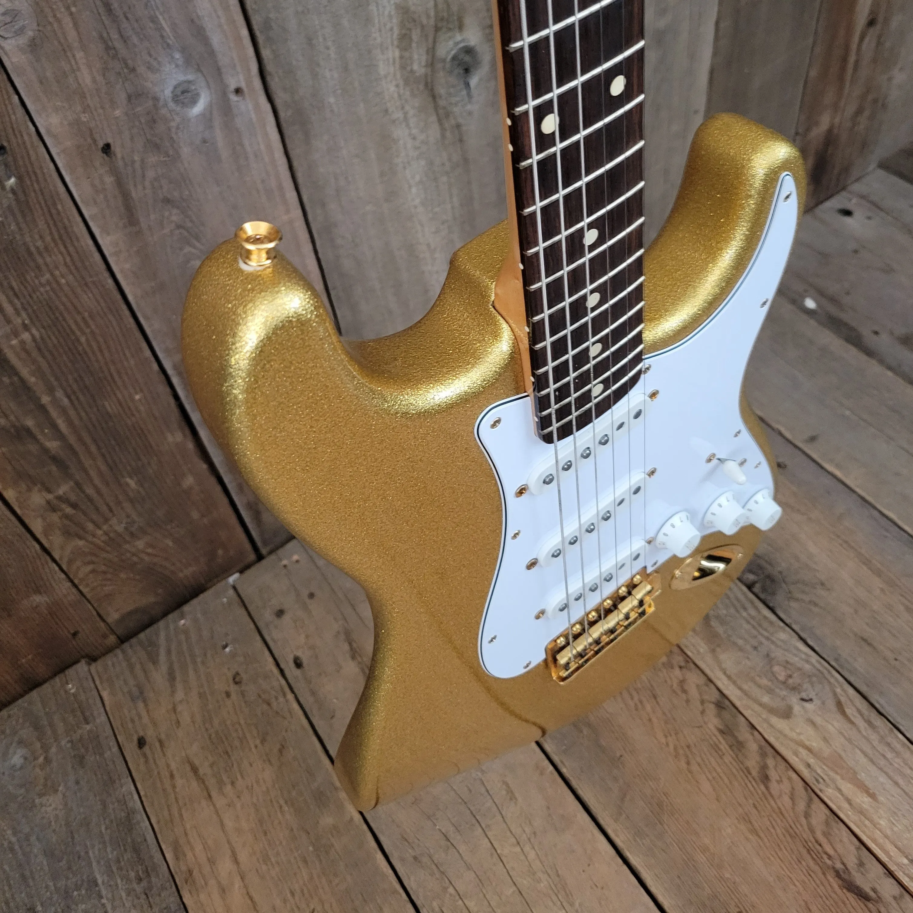 SOLD - Fender Stratocaster 1962 Custom Shop Gold Sparkle 1993