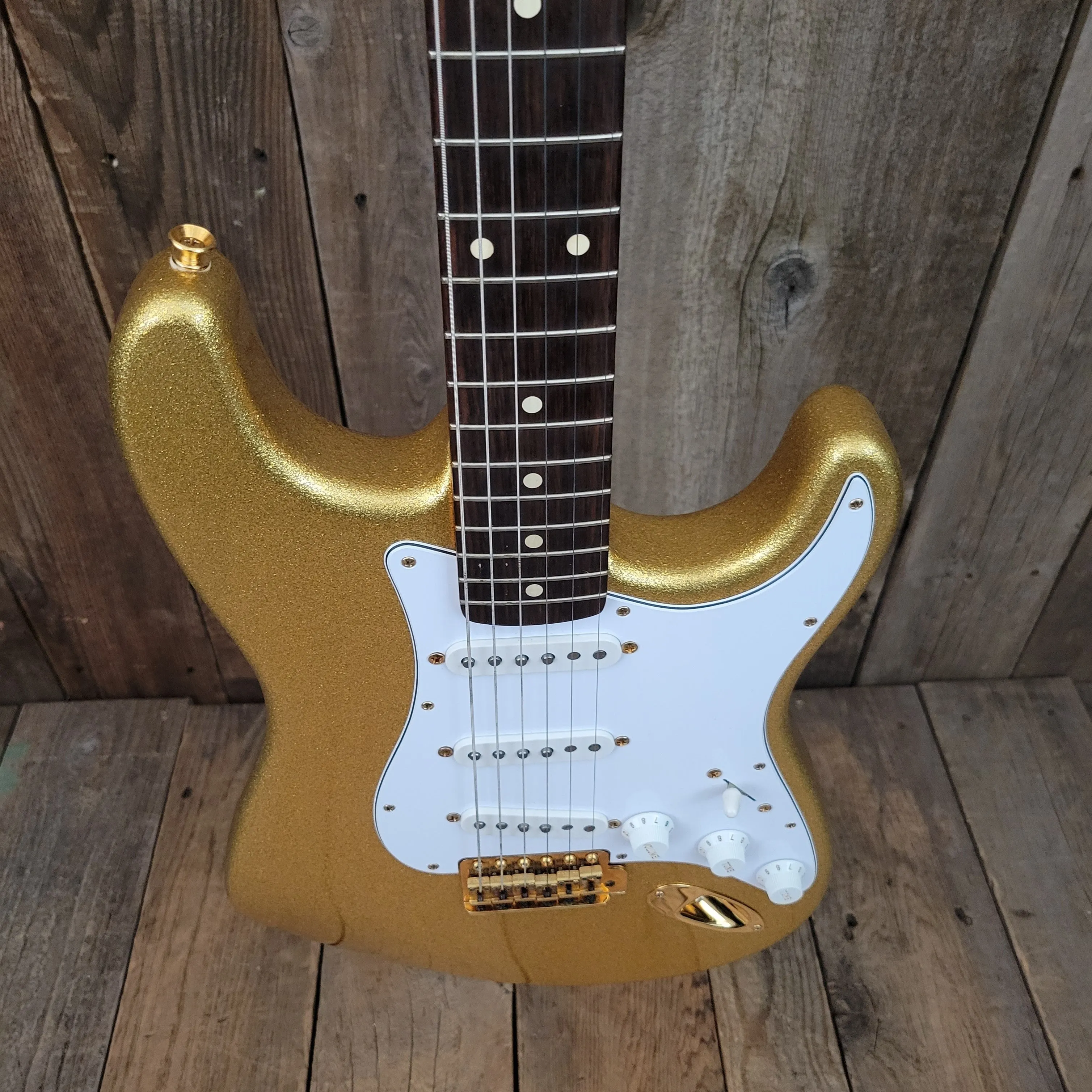 SOLD - Fender Stratocaster 1962 Custom Shop Gold Sparkle 1993