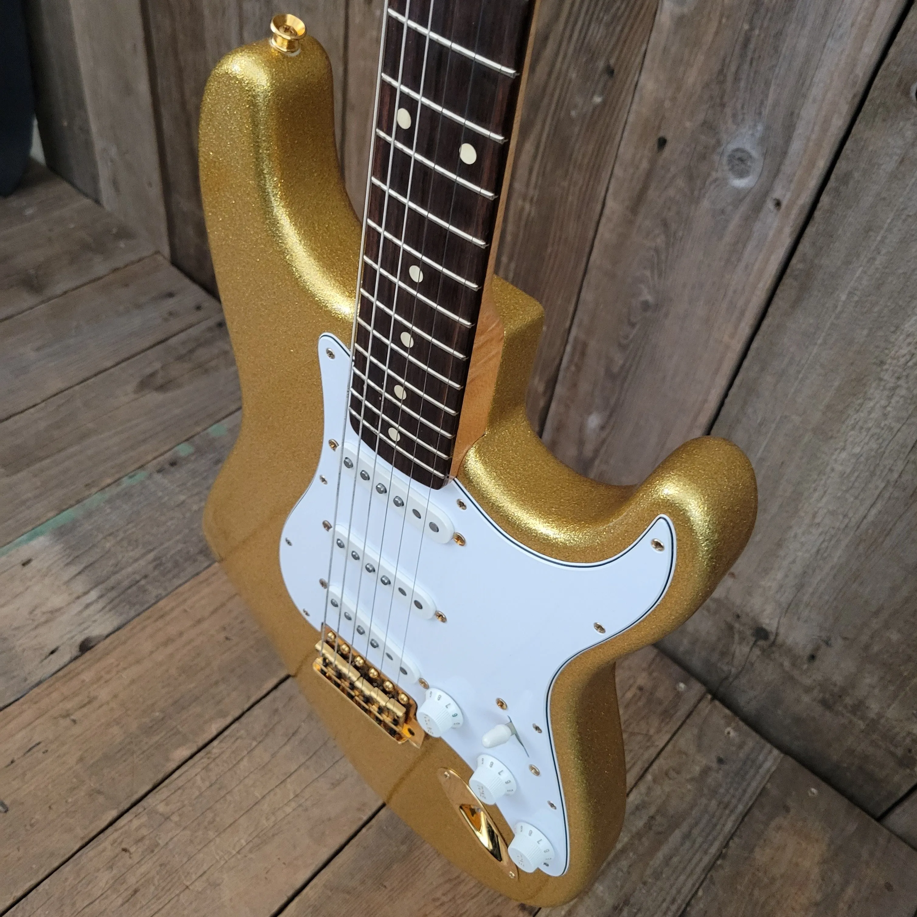 SOLD - Fender Stratocaster 1962 Custom Shop Gold Sparkle 1993