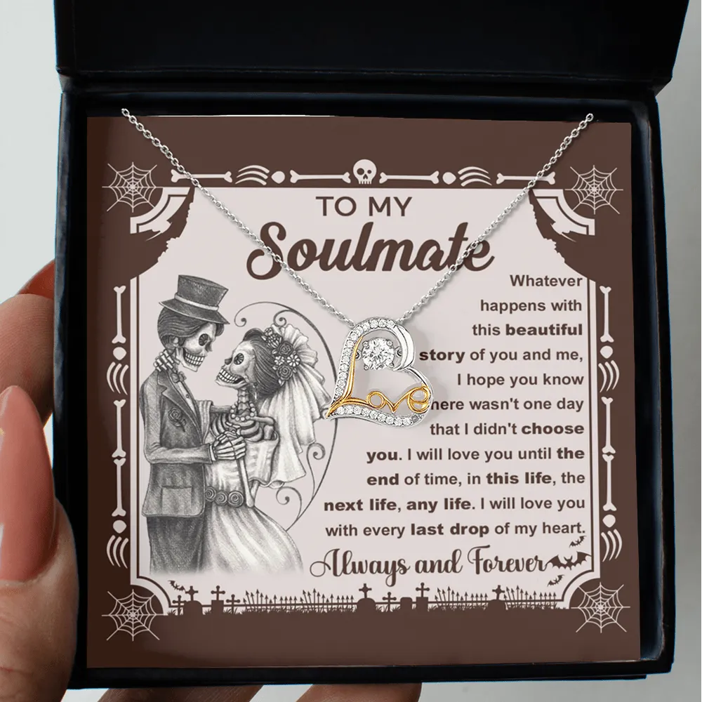 Soulmate-My Heart-Halloween-Love Dancing Necklace