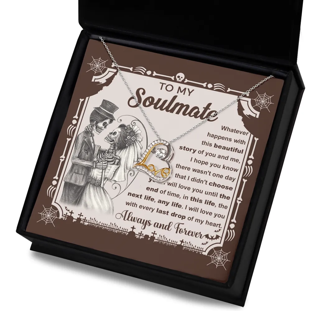 Soulmate-My Heart-Halloween-Love Dancing Necklace