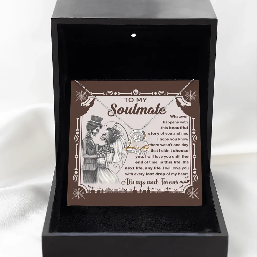 Soulmate-My Heart-Halloween-Love Dancing Necklace
