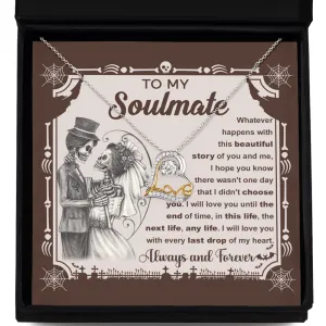 Soulmate-My Heart-Halloween-Love Dancing Necklace