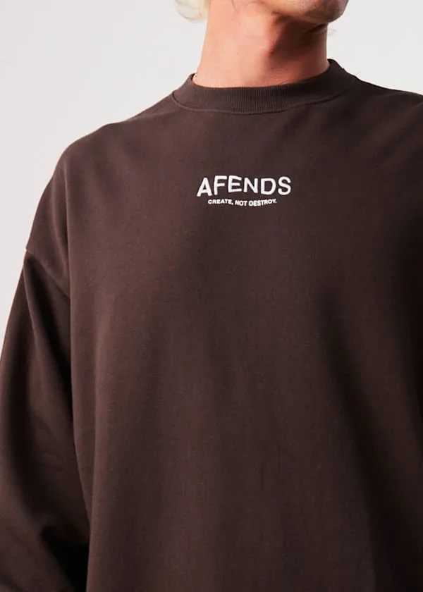 Spaced Recycled Crew Neck Jumper