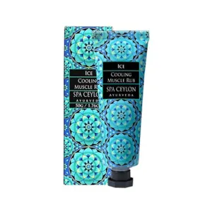 Spaceylon | Ice Cooling Muscle Rub | 50g | Peppermint | Spearmint | For Soothe Body & Regularize Blood Circulation