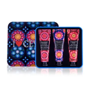 Spaceylon | Mini Hand Cream Trio | Almond | Coconut | Rose | For Dry & Rough Hands