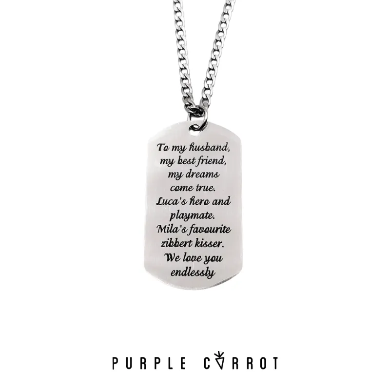 Special Wording Dogtag