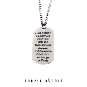 Special Wording Dogtag