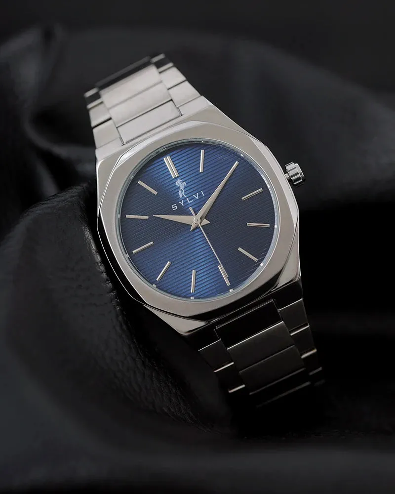 Specter Blue Silver Steel