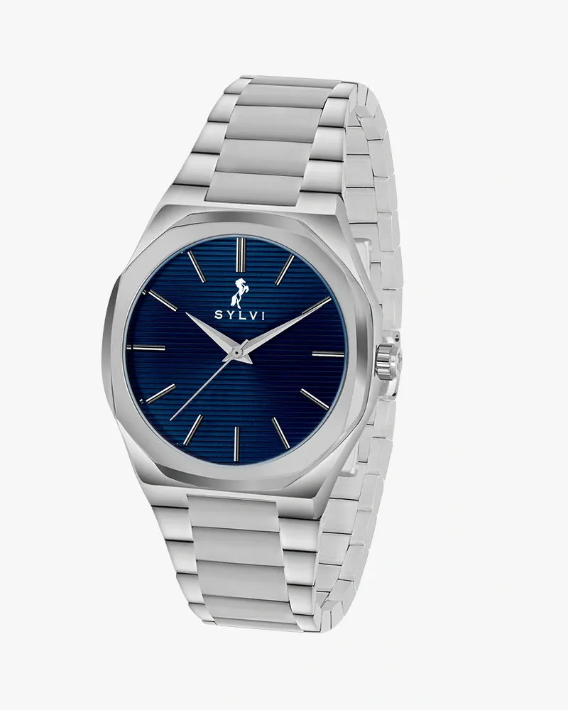 Specter Blue Silver Steel