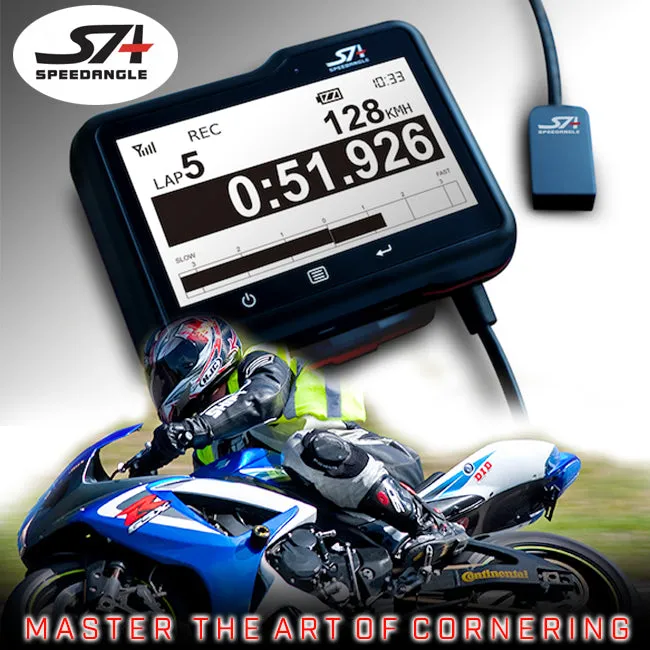 SPEEDANGLE Data Logger & Lap Timer with Lean Angle Range