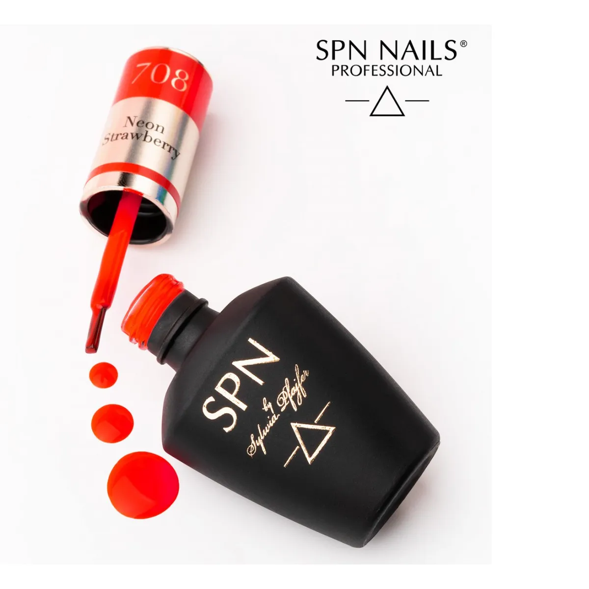 SPN Nails UV/LED Gel Polish 708 Neon Strawberry