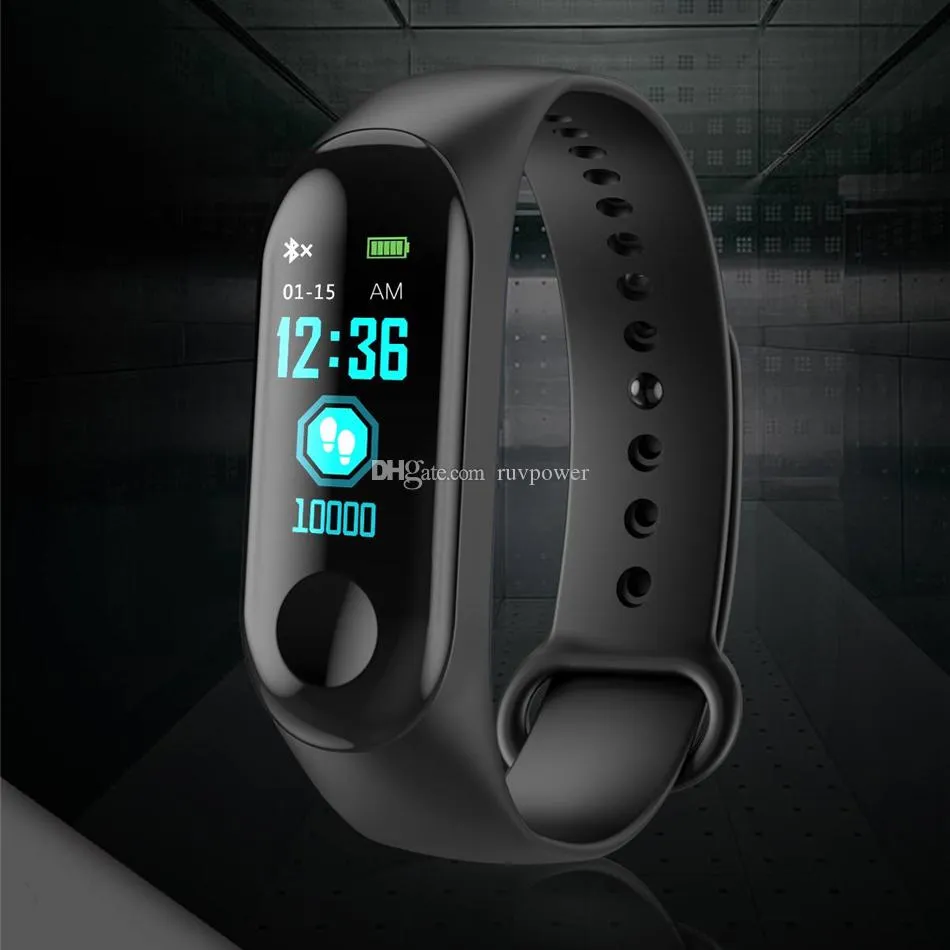 Sport Force Bluetooth Heart Rate Fitness Tracker - Red, Black or Blue