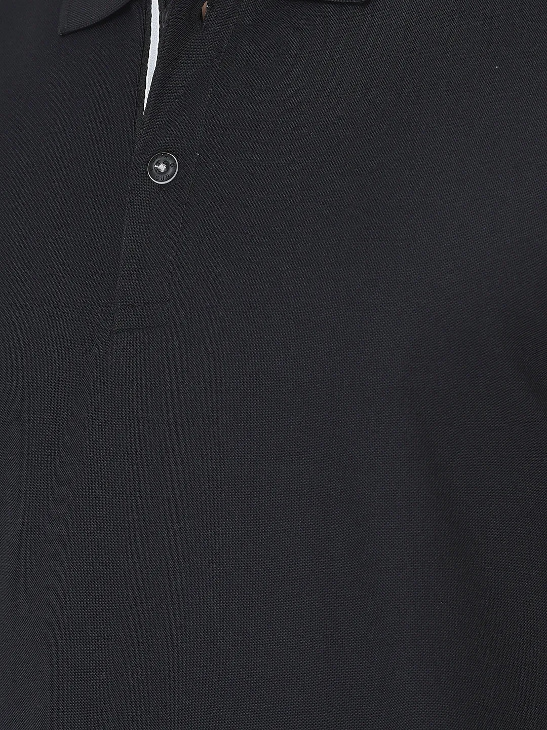 Sport Sun Max Polo Black T-shirt for Men