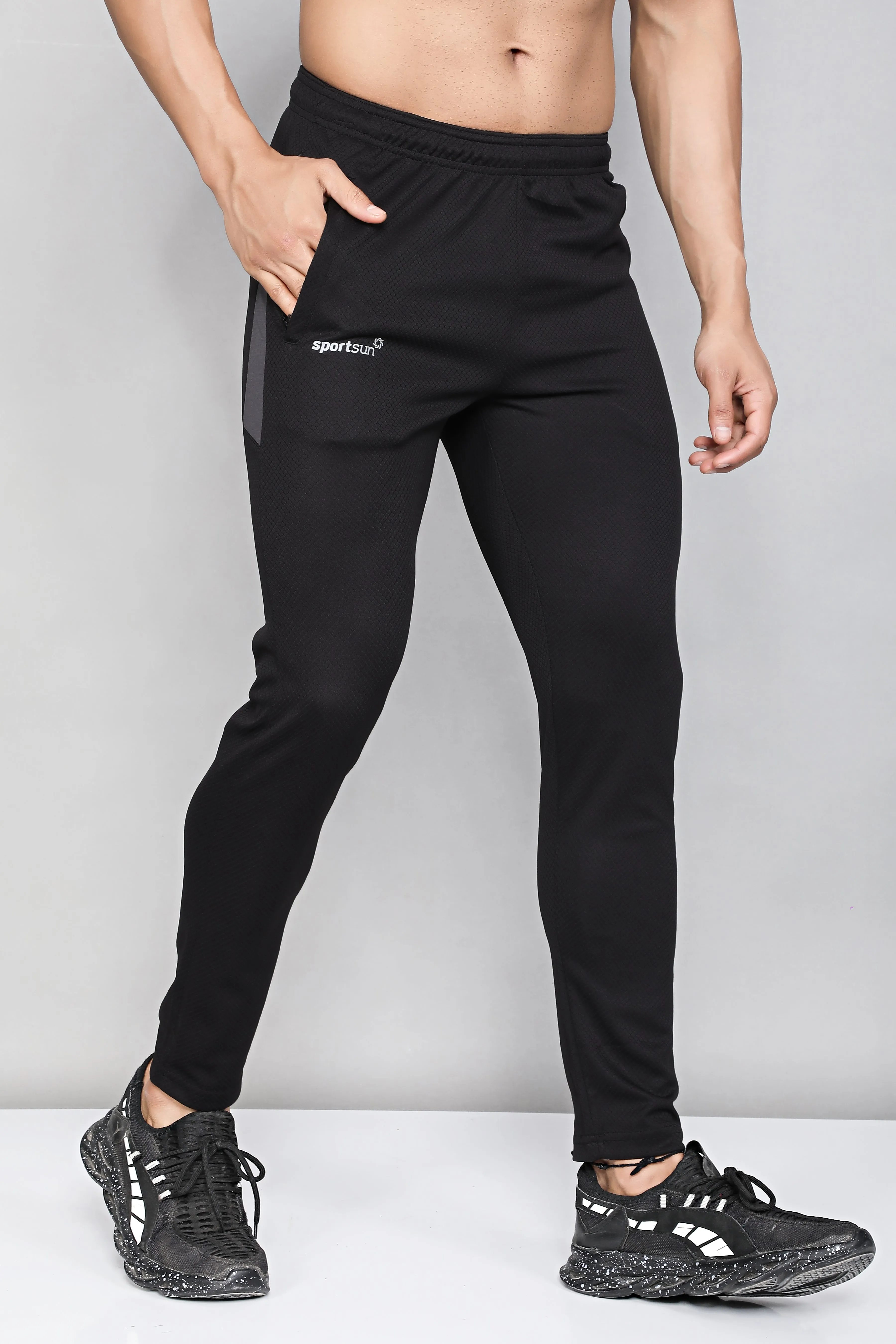 Sport Sun Nova Black Track Pant for Men