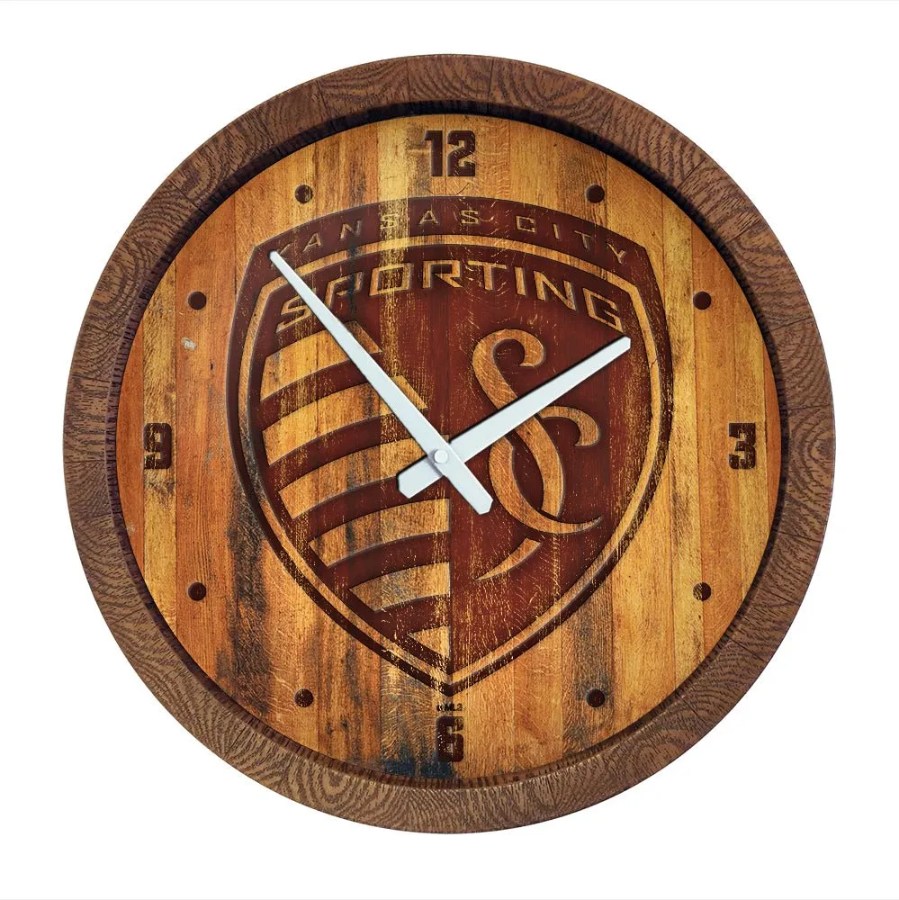 Sporting Kansas City: Branded "Faux" Barrel Top Clock