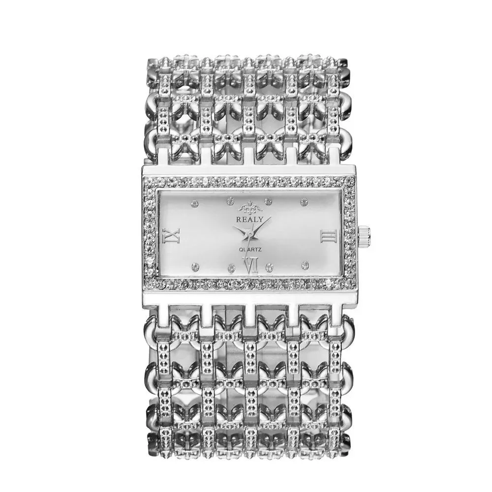 Square Diamond Ladies Quartz Watches
