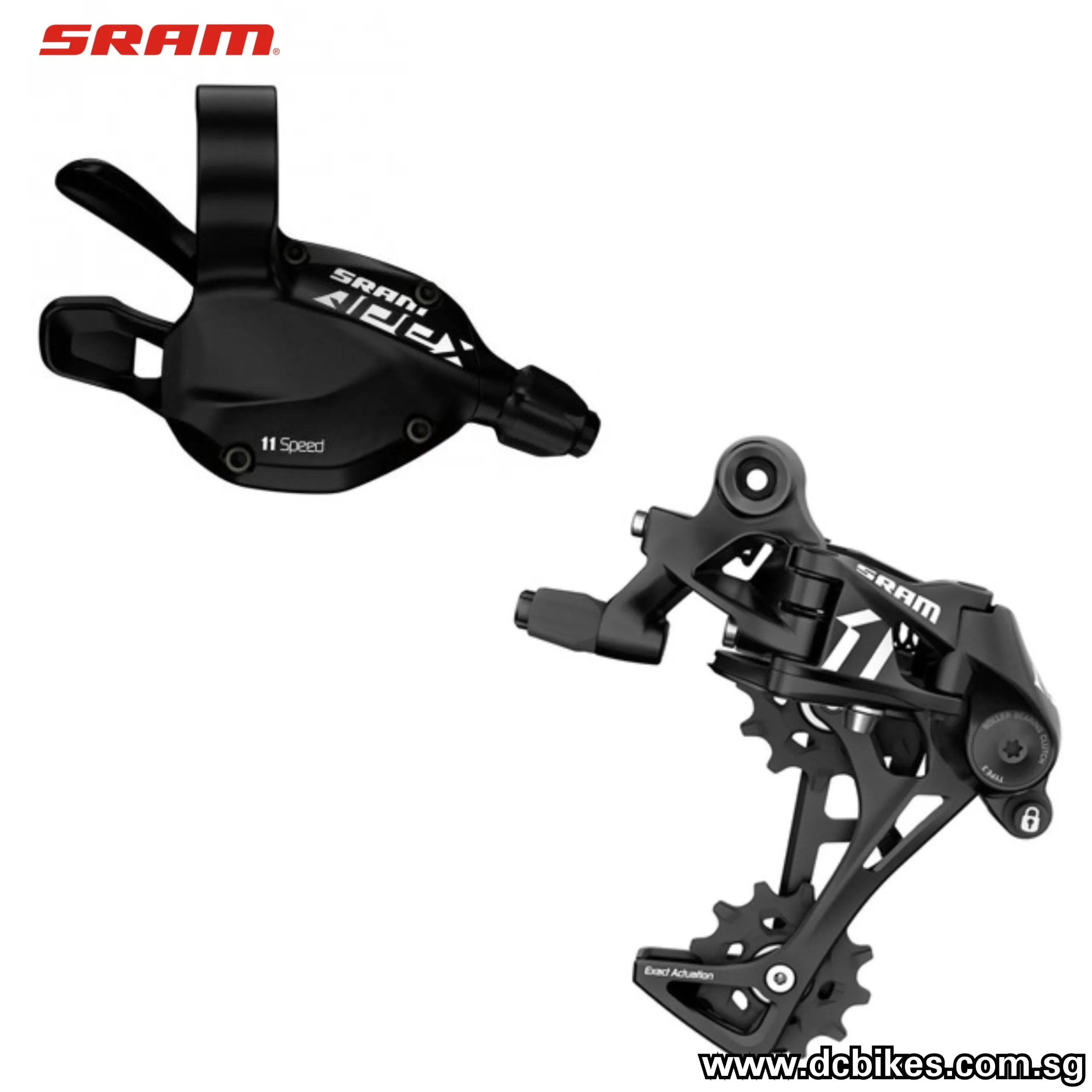 Sram Apex 11 Speed Shifter/Derailleur For Gravel Road Cyclocross Flat Mount Bars