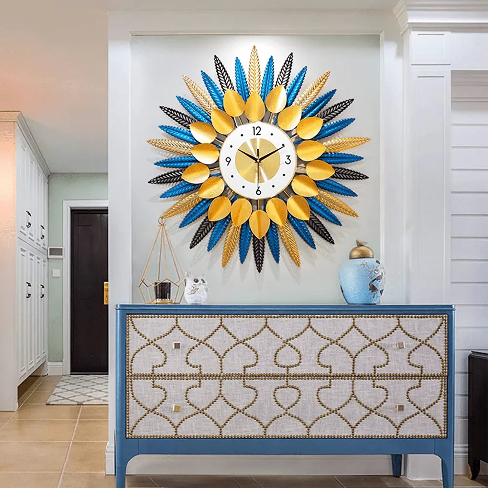 Starburst Creative Luxurious Designed 3D Metal Wall Clock