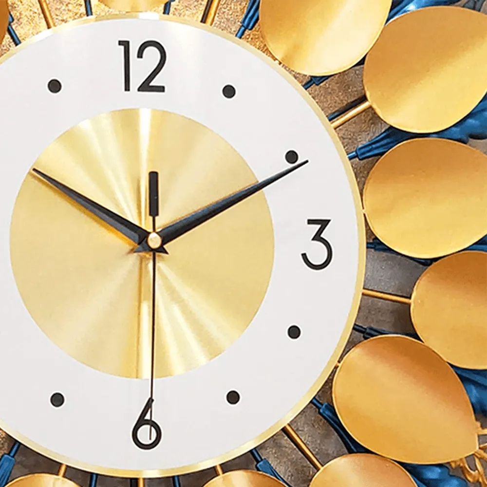 Starburst Creative Luxurious Designed 3D Metal Wall Clock
