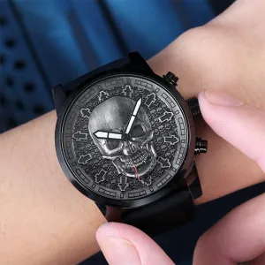 Starving Skeleton™ Skull Quartz Watch