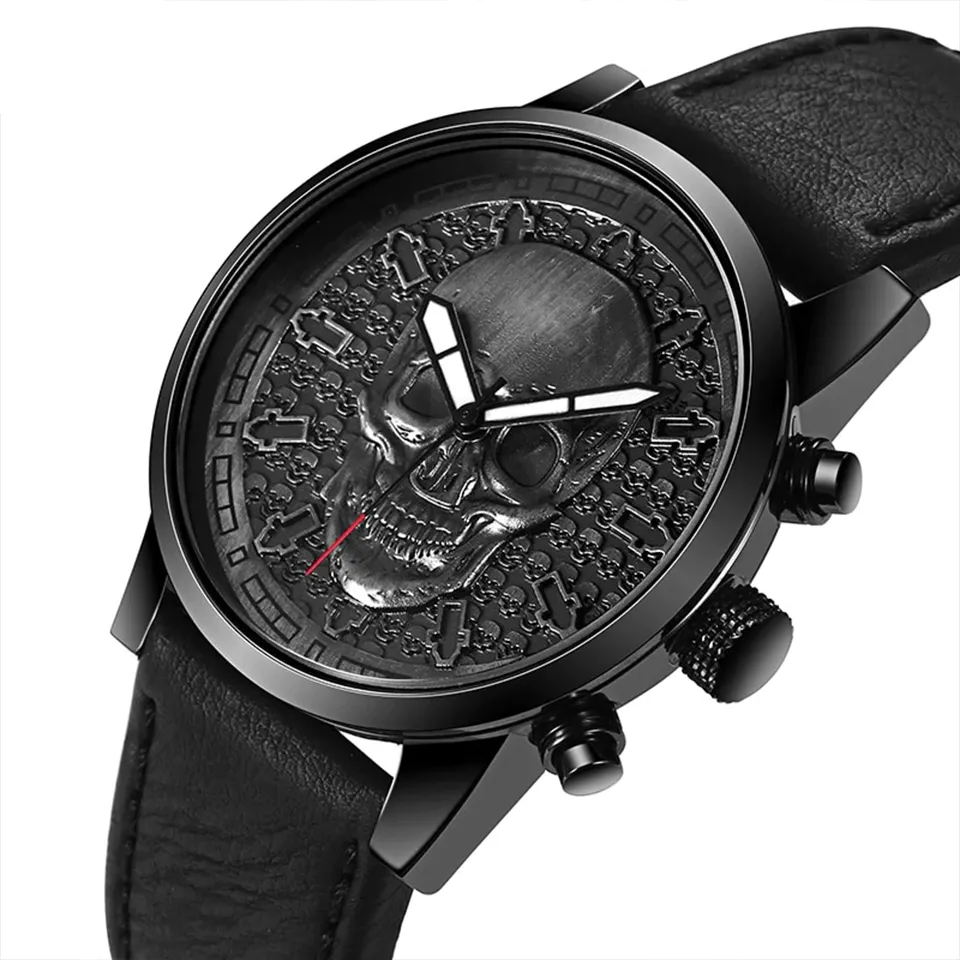 Starving Skeleton™ Skull Quartz Watch