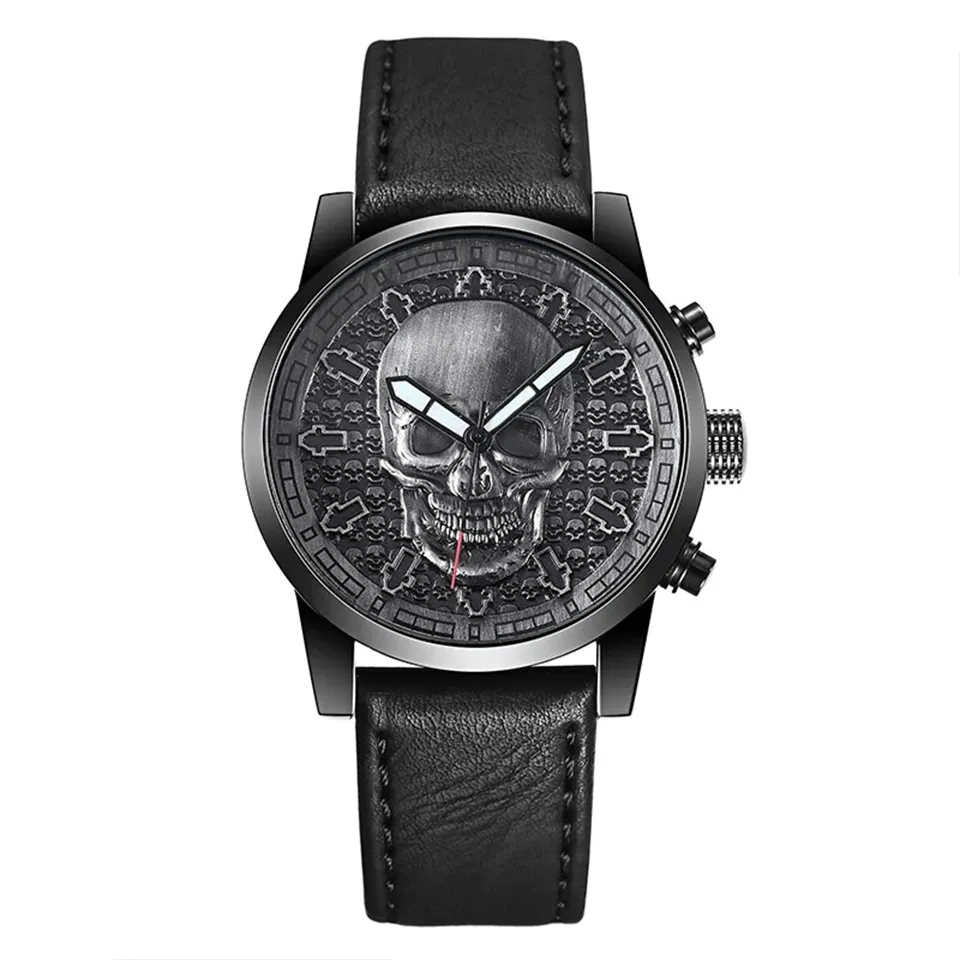 Starving Skeleton™ Skull Quartz Watch