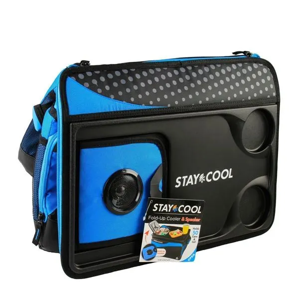 Stay Cool Fold Up Cooler With Easy Open Lid! Holds up to 50 Cans with ice!