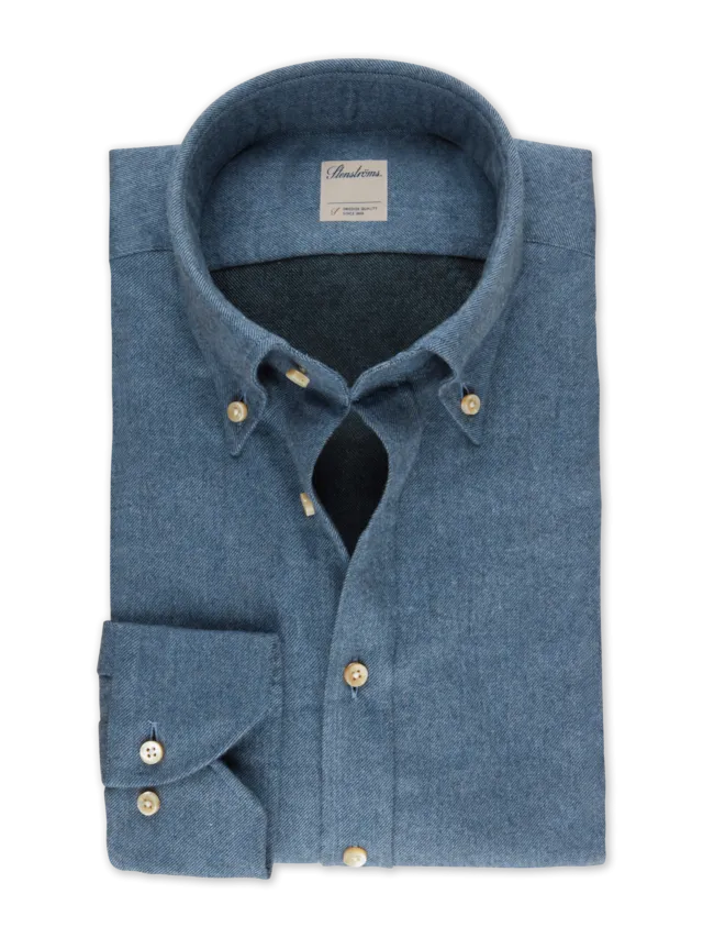 Stenstrom - Dark Blue Flannel Shirt