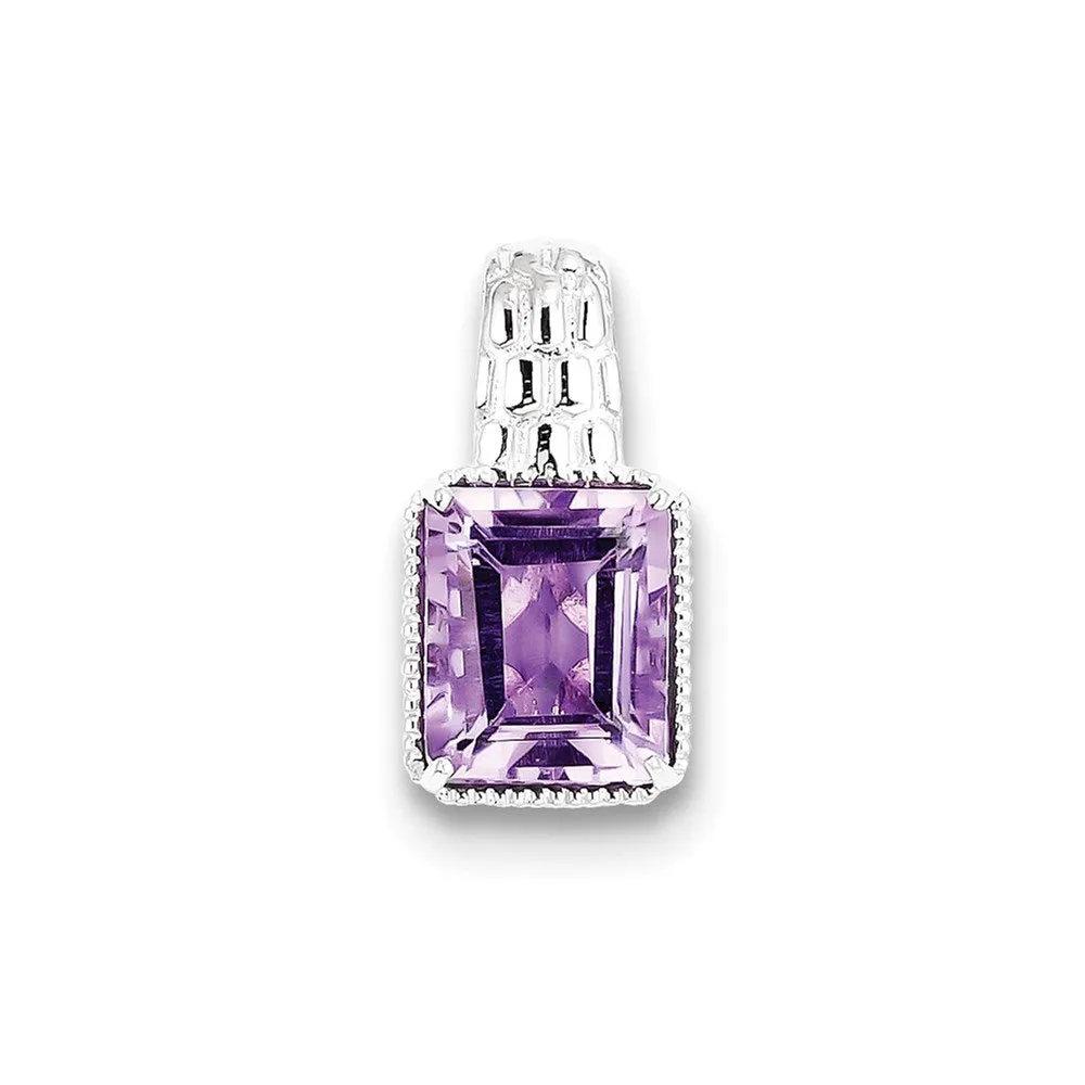 Sterling Silver Amethyst Pendant