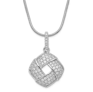 Sterling Silver Cubic Zirconia Necklace