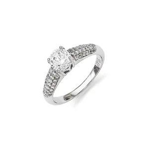 Sterling Silver Cubic Zirconia Ring
