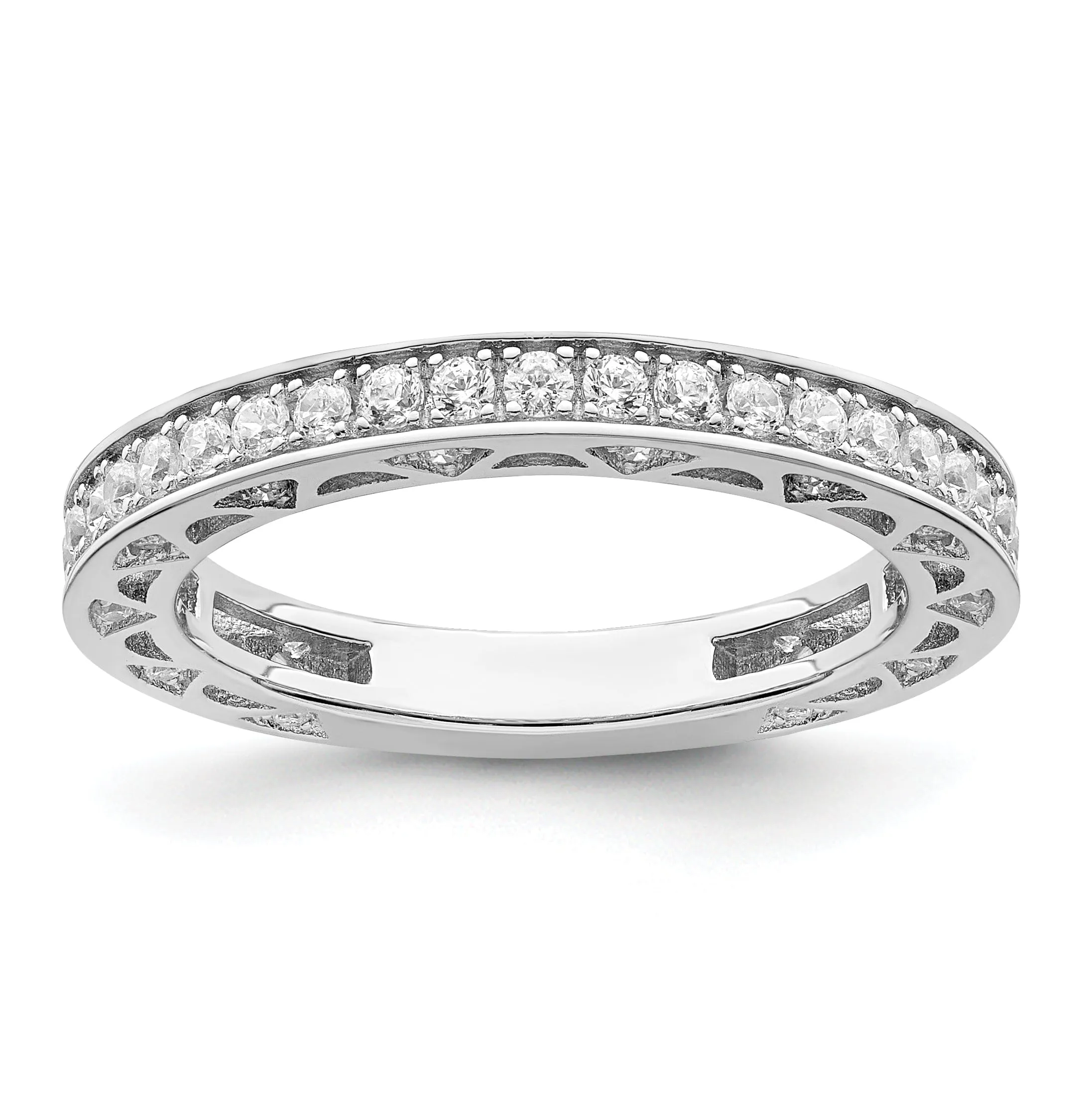 Sterling Silver Cubic Zirconia Ring