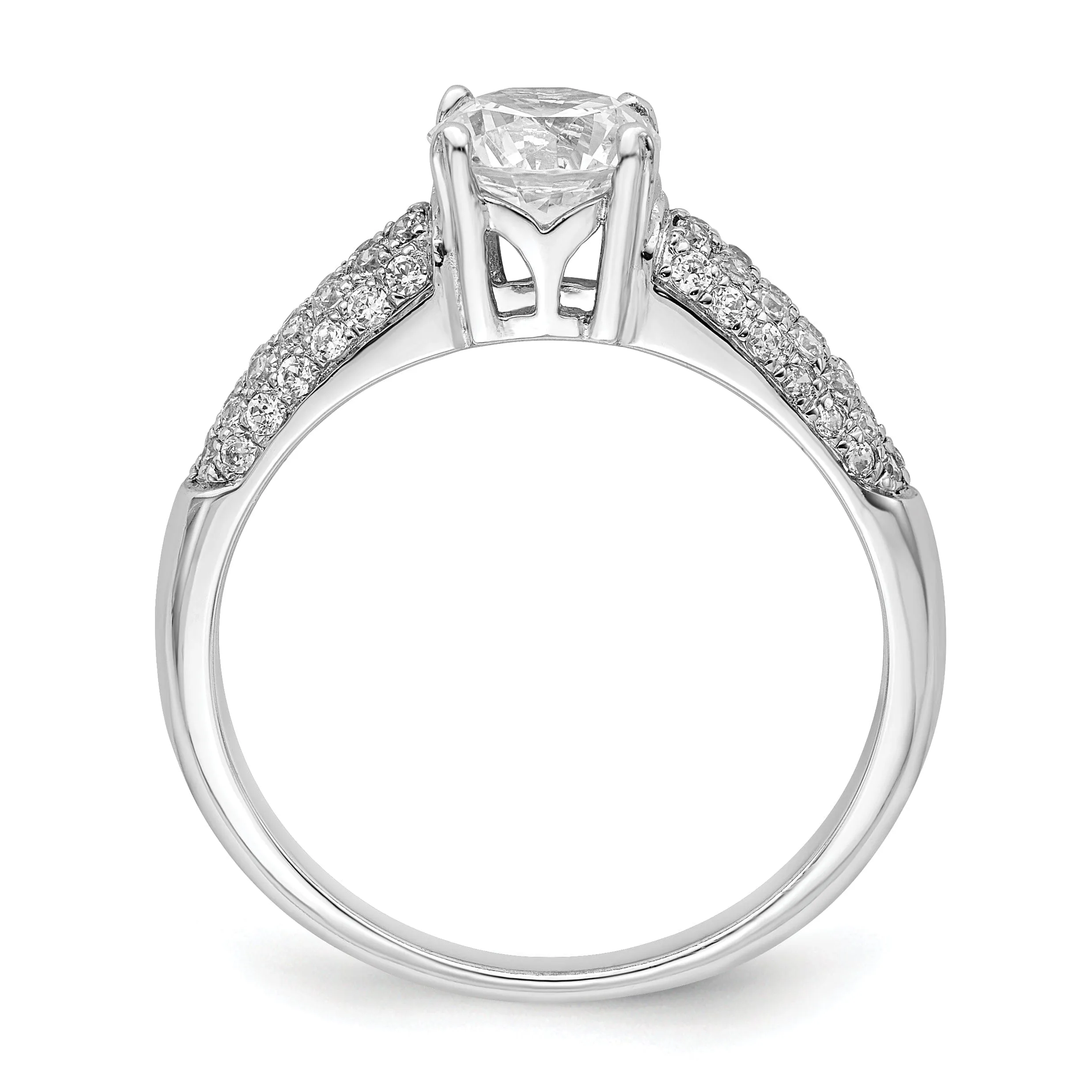 Sterling Silver Cubic Zirconia Ring