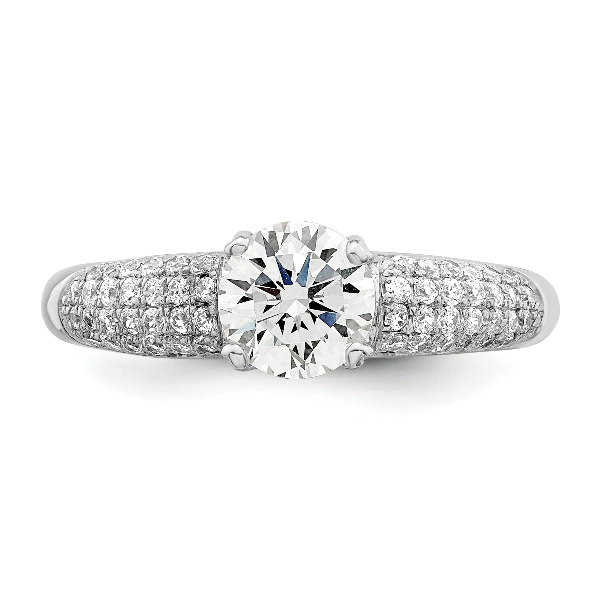 Sterling Silver Cubic Zirconia Ring