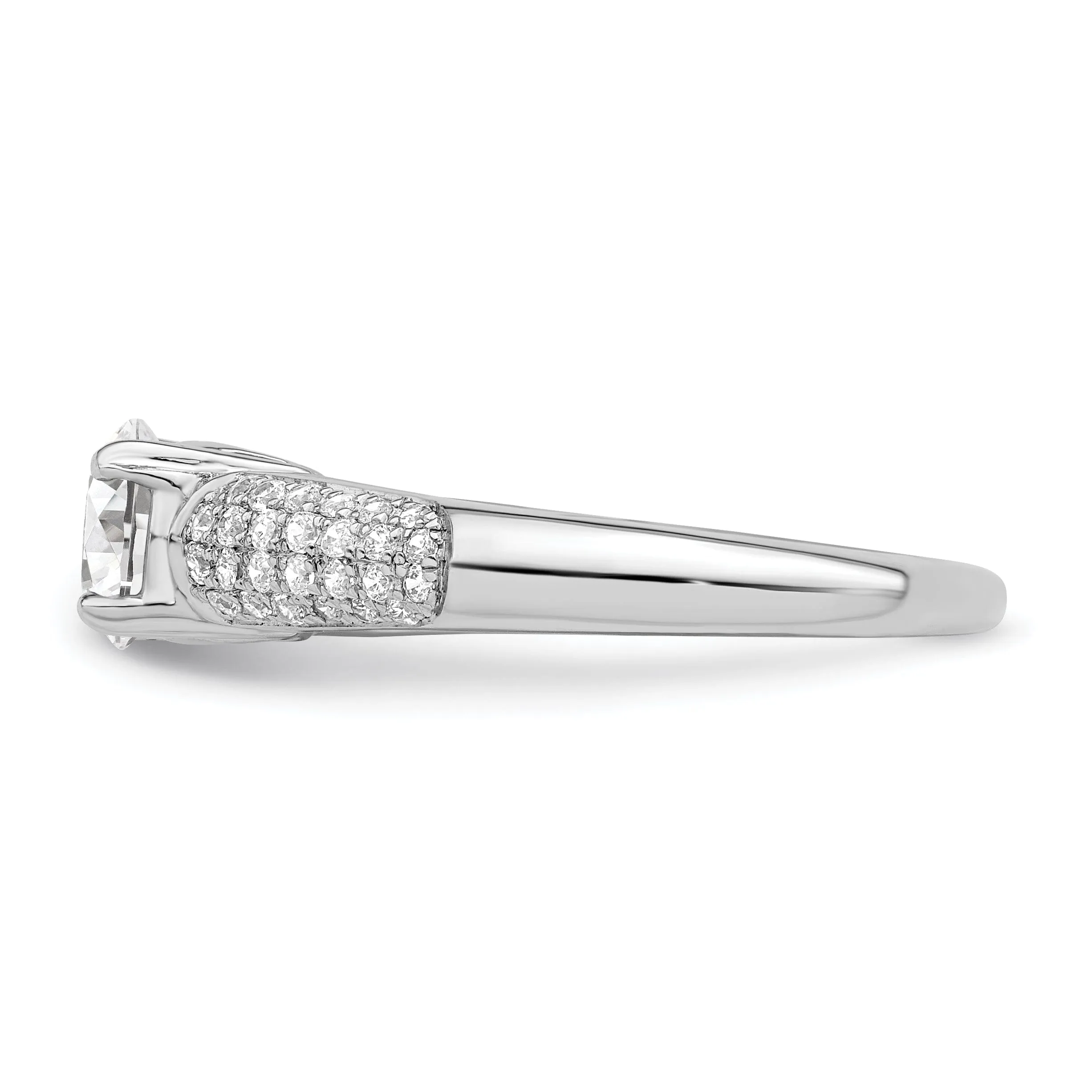 Sterling Silver Cubic Zirconia Ring